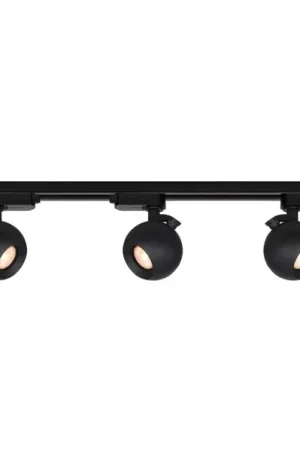 Snelle Levering Artdelight 1-faseRailsysteem Bolero 2m set (eindvoeding) - Zwart