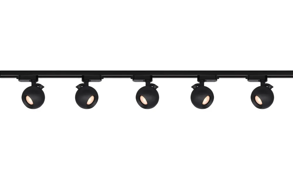 Snelle Levering Artdelight 1-faseRailsysteem Bolero 2m set (eindvoeding) - Zwart