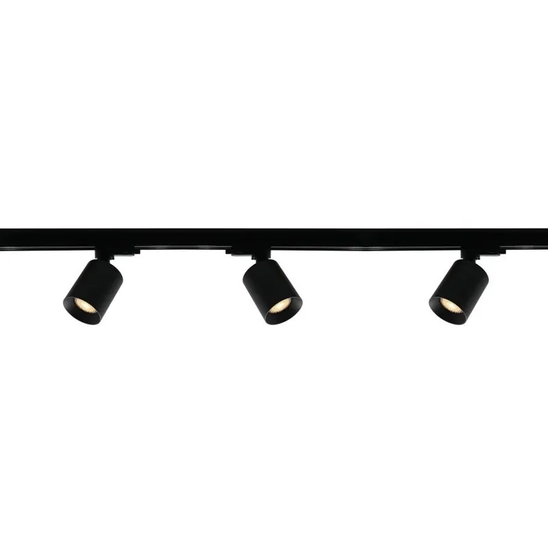 Goedkoop Artdelight 1-fase Railsysteem Megano 1m set (eindvoeding) - Zwart