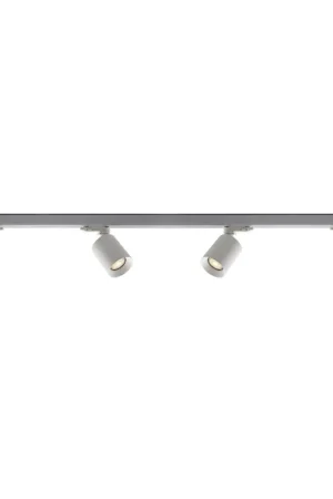 Artdelight 1-fase Railsysteem Megano 2m set (middenvoeding) - Wit Hoge Kwaliteit