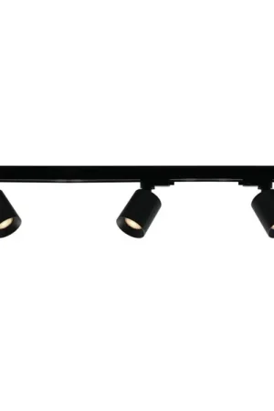 Artdelight 1-faseRailsysteem Megano 2m set (eindvoeding) - Zwart Nu Kopen