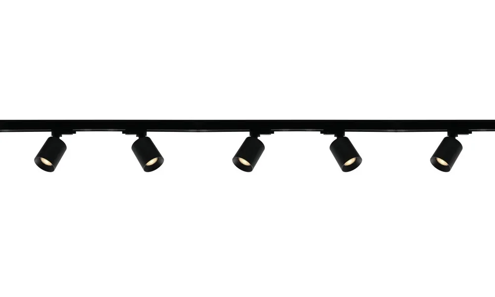 Artdelight 1-faseRailsysteem Megano 2m set (eindvoeding) - Zwart Nu Kopen