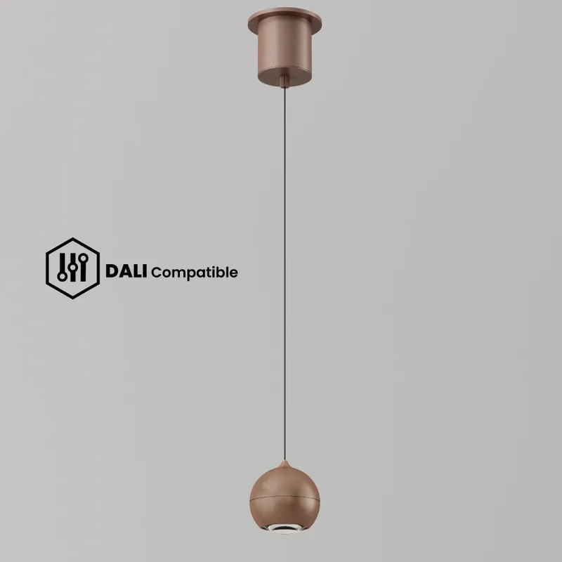 Gecertificeerd Artdelight DALI Hanglamp Miami - Donker Brons
