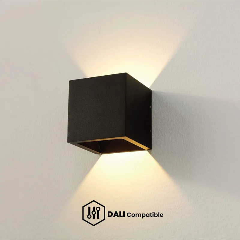 Favoriet Artdelight DALI Wandlamp Cube 3K - Zwart