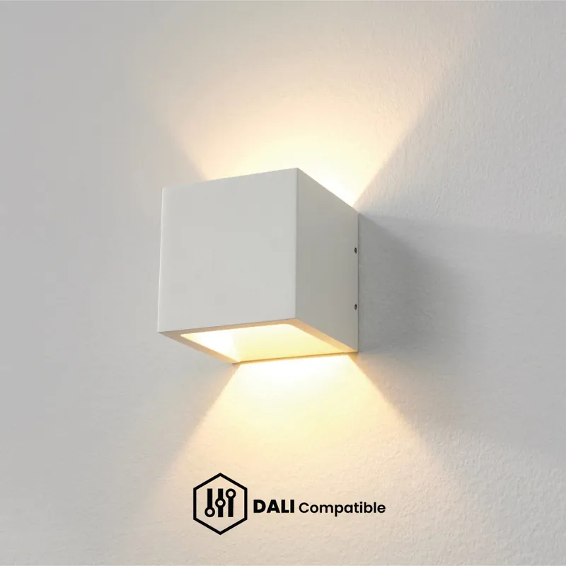 Artdelight DALI Wandlamp Cube - Wit - Dim To Warm Laatste Versie