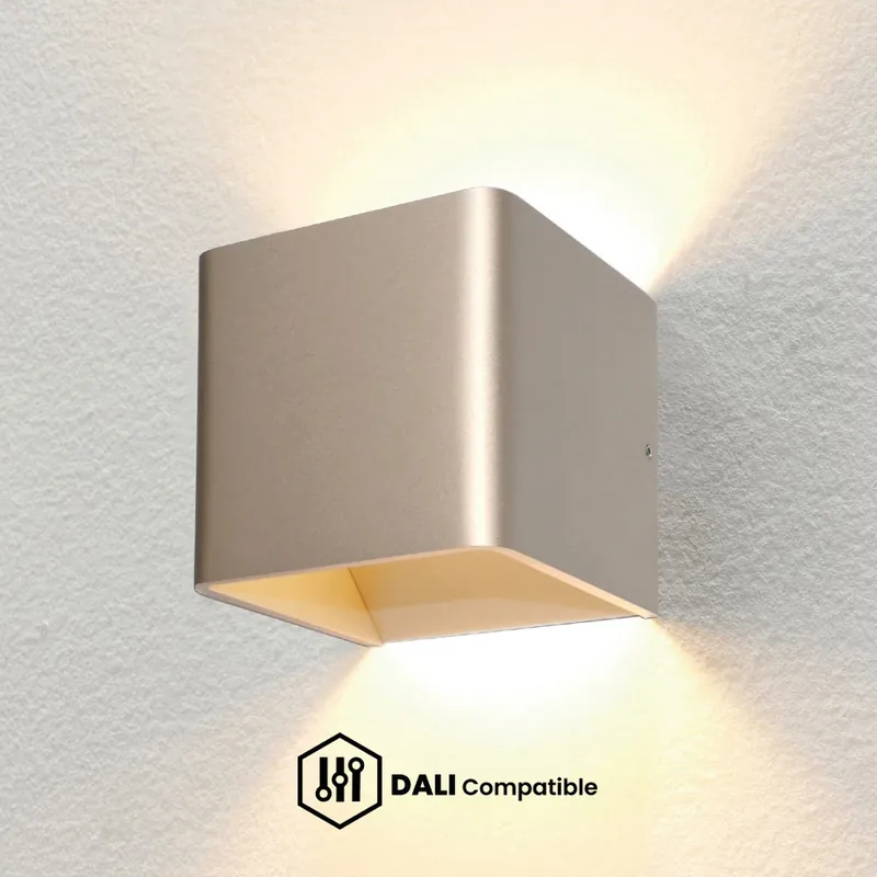 Goedkoop Artdelight DALI Wandlamp Fulda - Champagne