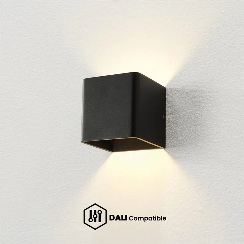 Artdelight DALI Wandlamp Fulda - Zwart - Dim To Warm Populair