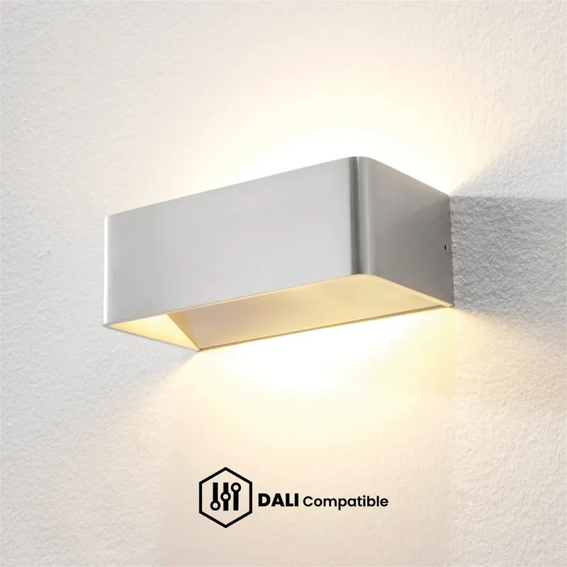 Rechtstreeks Van De Fabrikant Artdelight DALI Wandlamp Mainz - Aluminium