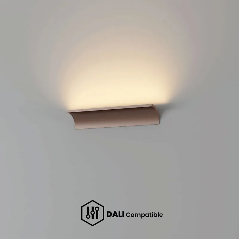 Artdelight DALI Wandlamp Malibu 1L - Donker Brons Seizoensaanbieding