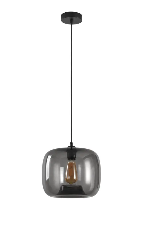 Actieprijs Artdelight Hanglamp Preston 28cm - Smoke Grijs