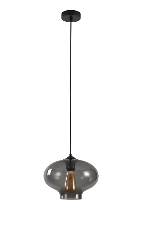 Actieprijs Artdelight Hanglamp Toronto - Smoke Grijs