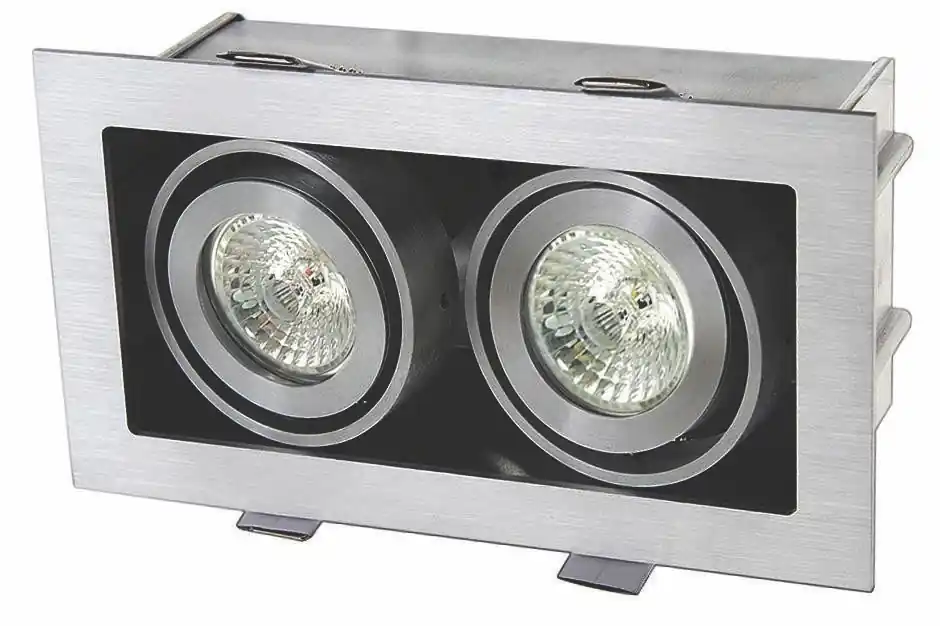 Artdelight Inbouwspot Visq 2L - Mat Staal Hoge Kwaliteit