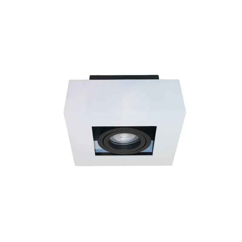 Artdelight Plafondlamp Bosco 1L - Wit/Zwart Bestel Nu