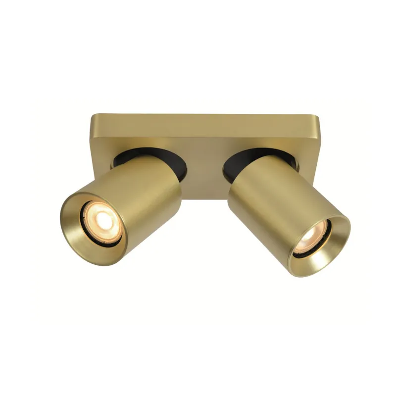 Korting Artdelight Plafondlamp Megano 2L - Goud