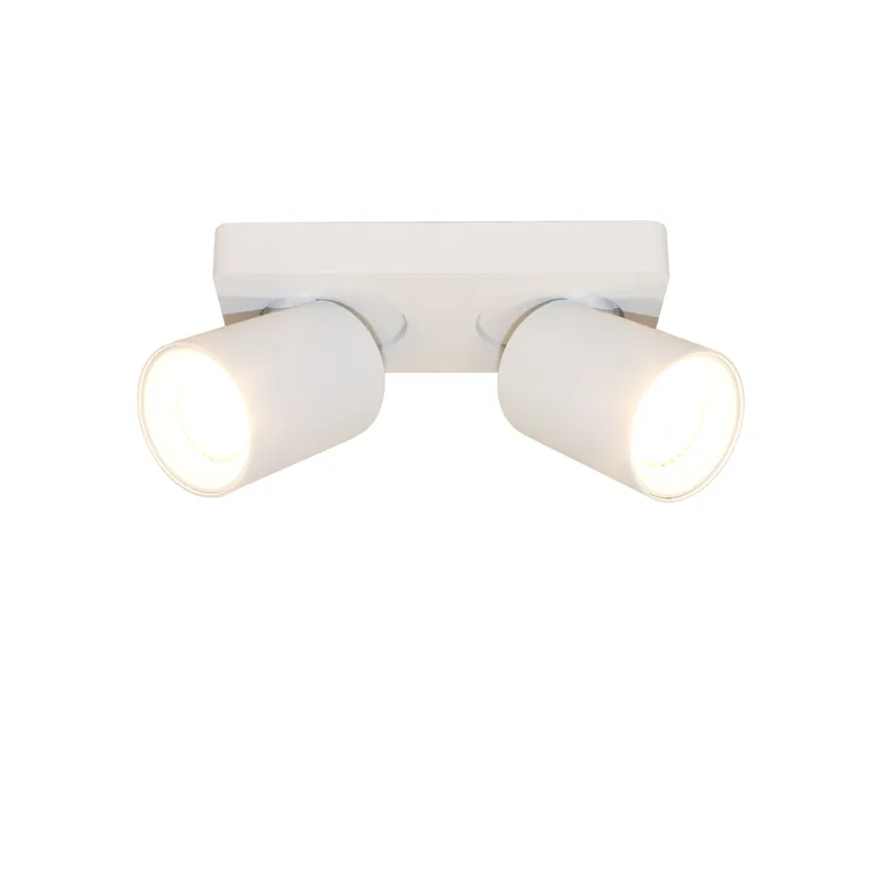 Seizoensaanbieding Artdelight Plafondlamp Megano 2L - Wit