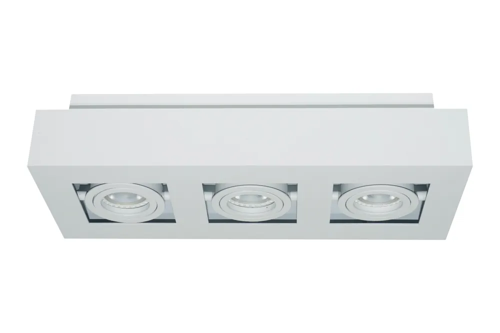 Laatste Versie Artdelight Plafondlamp Bosco 3L - Wit
