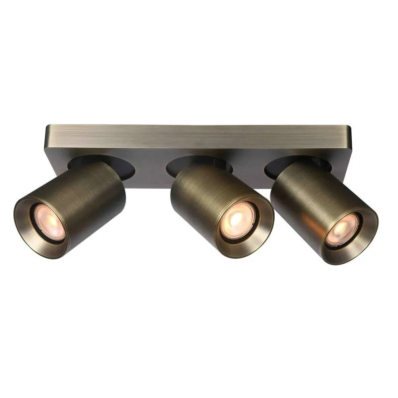 Direct Beschikbaar Artdelight Plafondlamp Megano 3L - Antiek Brons