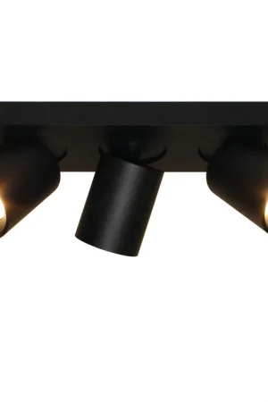 Aanbieding Artdelight Plafondlamp Megano 3L - Zwart
