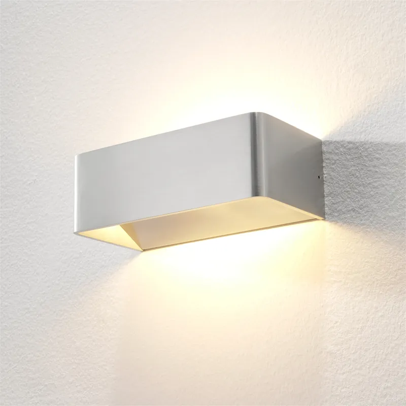 Koop Online Artdelight Wandlamp Mainz - Aluminium