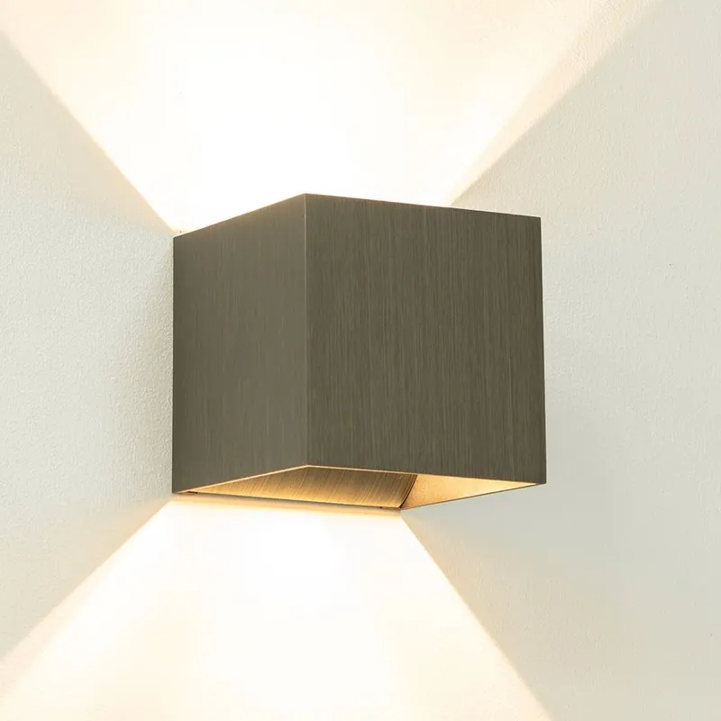 Artdelight Wandlamp Gymm - Gun Metal Merkproduct