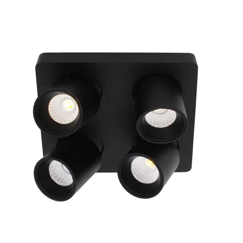 Finale Uitverkoop Artdelight Plafondlamp Laguna 4L - Zwart