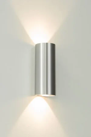Aanbieding Artdelight Wandlamp Brody 2 - Aluminium