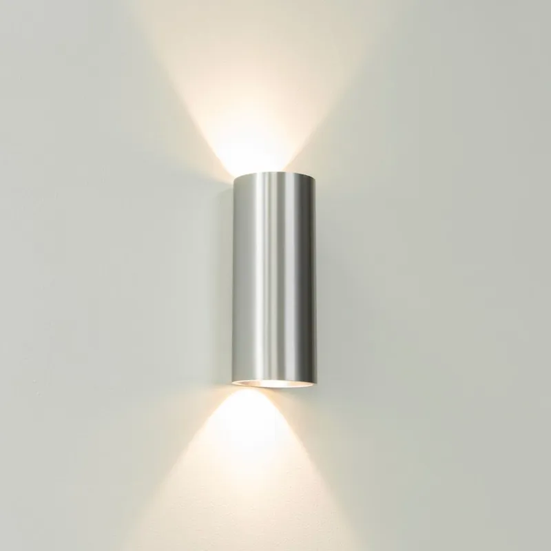 Aanbieding Artdelight Wandlamp Brody 2 - Aluminium