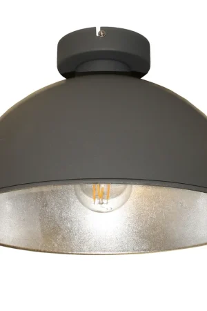 Actieprijs Artdelight Plafondlamp Curve - Grijs/Zilver