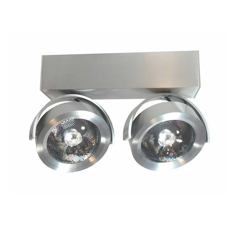 Artdelight Plafondlamp Dutchess LED 2L - Aluminium Gratis Retour