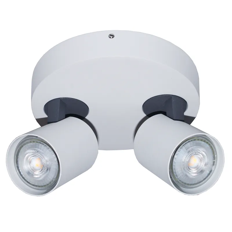 Artdelight Plafondlamp Vivaro 2L Rond - Wit Direct Beschikbaar