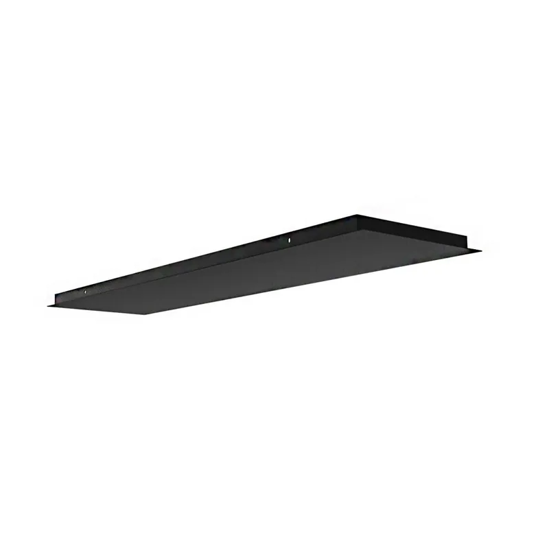 Artdelight Plate Recht 120x30cm - Zwart Korting