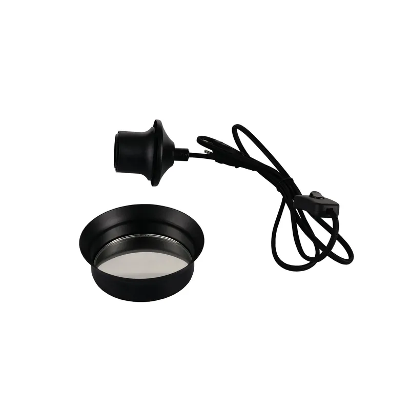 Artdelight Tafellamp Mirror Ring - Zwart Beste Prijs