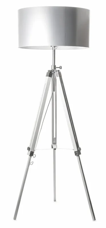 Laatste Versie Artdelight Vloerlamp Jewel - Wit/Chroom