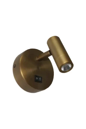 Aanbieding Artdelight Wandlamp Simply - Antiek Brons