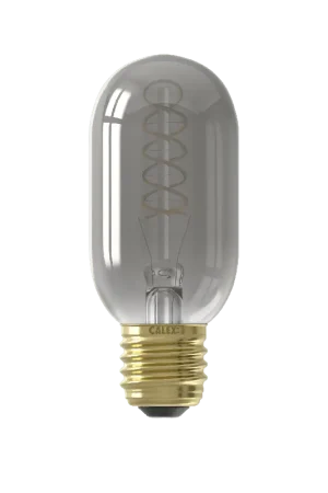 Bestel Nu Calex E27 Led Filament Buis 110mm Smoke 4W 1800K 136lm - Dimbaar