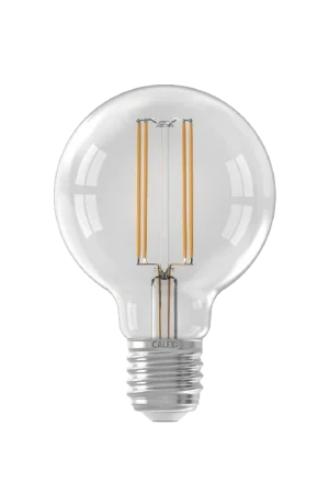 Calex E27 Led Filament Globe 80mm Clear 3,5W 2300K 250lm - Dimbaar Korting