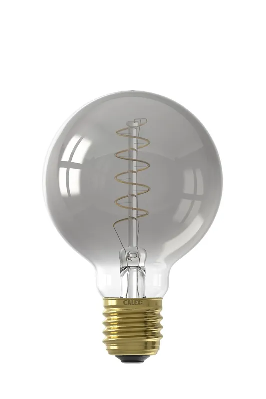 Koop Online Calex E27 Led Filament Globe 80mm Smoke 4W 2100K 136lm - Dimbaar