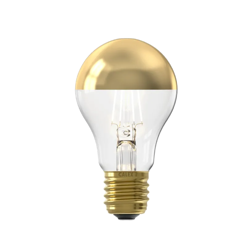 Calex E27 Led Kopspiegel Gold 4W 1800K 180lm - Dimbaar Flitsaanbieding