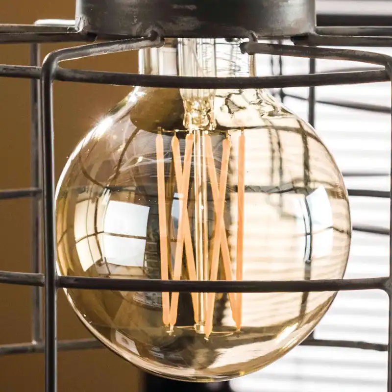 HELDR! E27 Led Filament Globe 95mm Amber 6W 2100K 450lm - Dimbaar Seizoensaanbieding