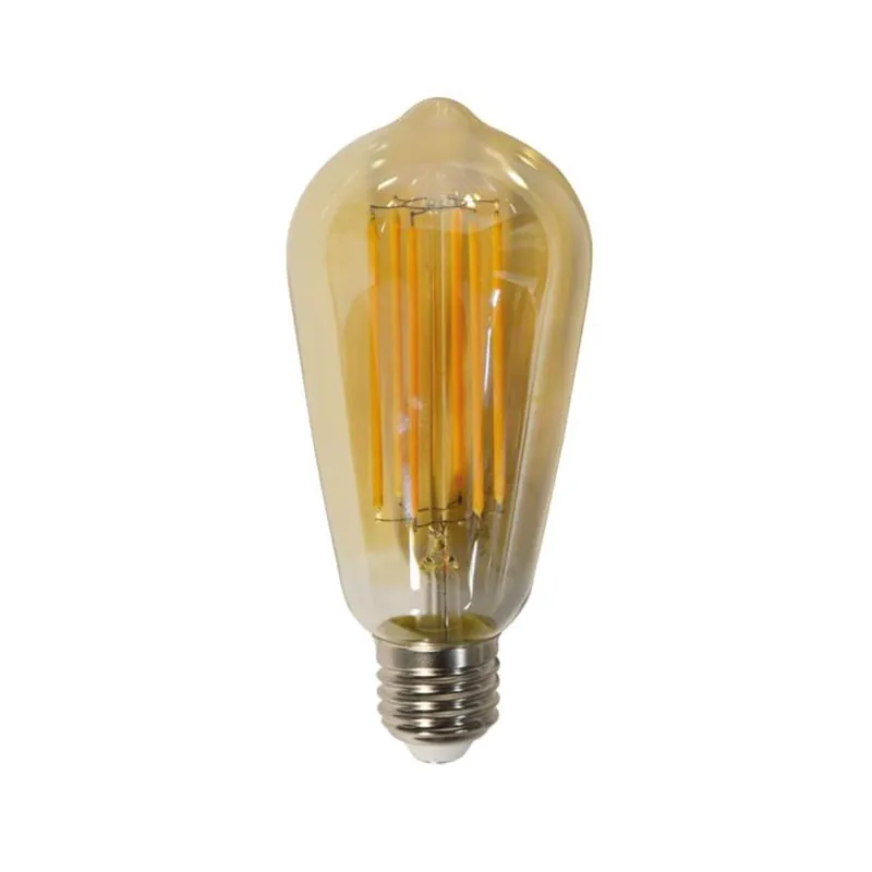HELDR! E27 Led Filament Rustiek Amber 6W 2100K 450lm - Dimbaar Express Levering