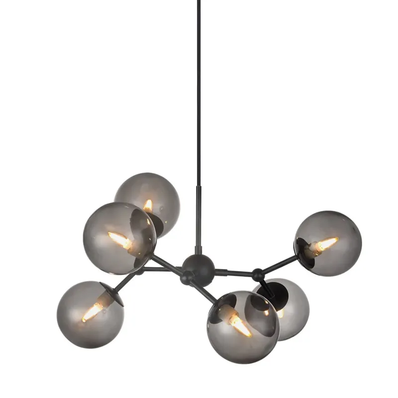 Halo Design Hanglamp Atom 57cm - Smoke Betrouwbaar