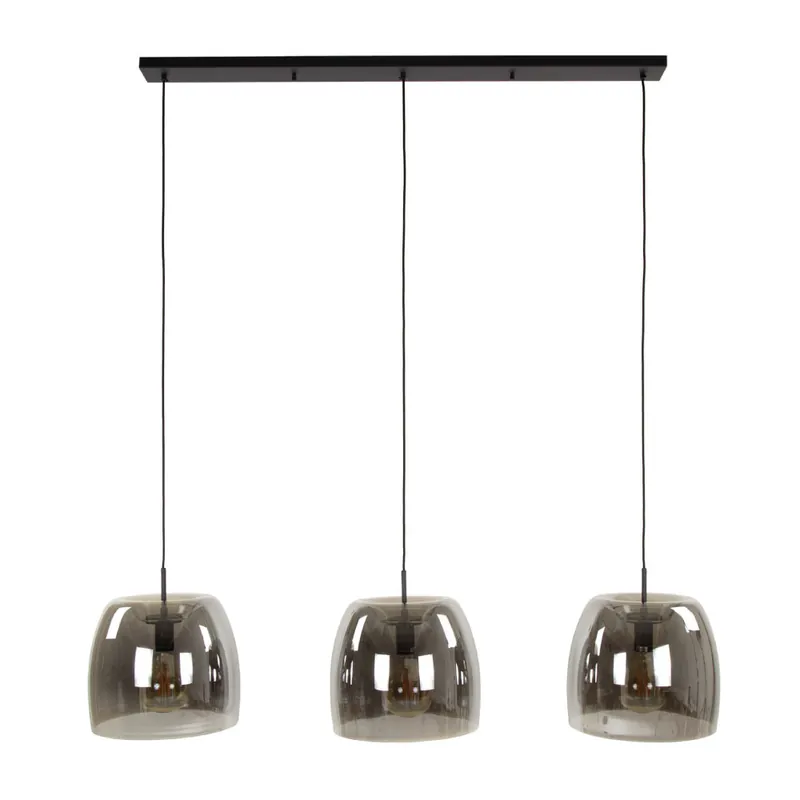 HELDR! Hanglamp Gialli 3L - Rookglas Koopje