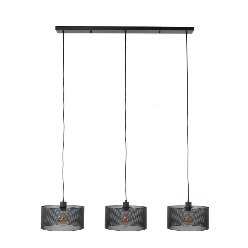 Speciale Aanbieding HELDR! Hanglamp Chiero 3L - Zwart