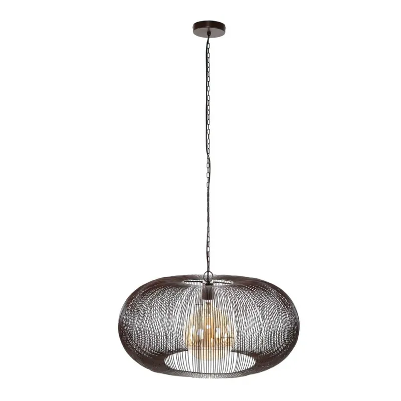 HELDR! Hanglamp Pioli - Zwart/Koper Nu Kopen