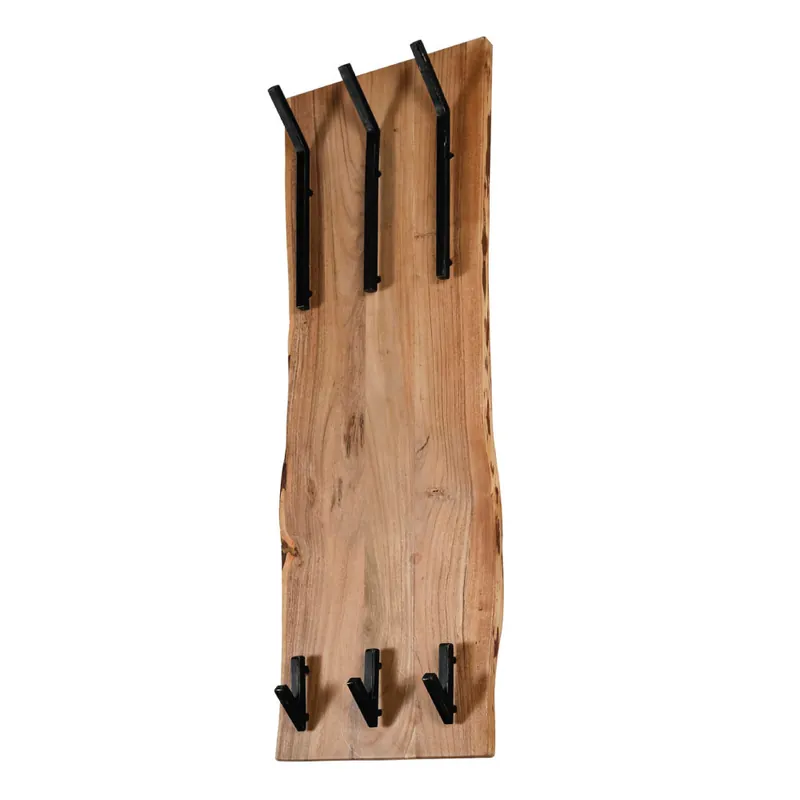HELDR! Kapstok Zubi 6 Haken - Acacia Hout Betrouwbaar