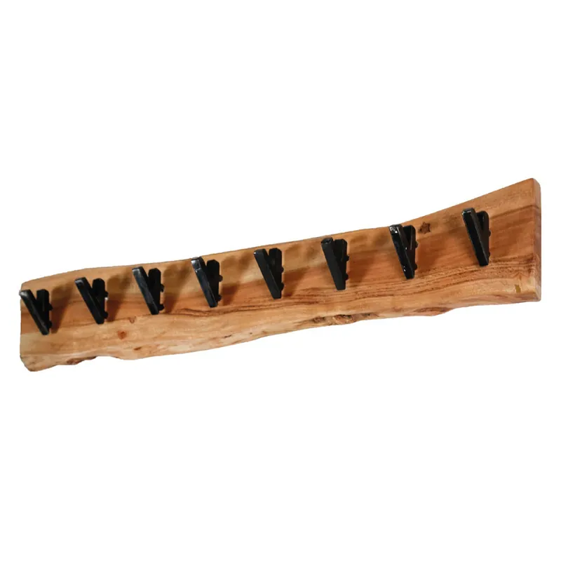 Op = Op HELDR! Kapstok Zubi 8 Haken - Acacia Hout