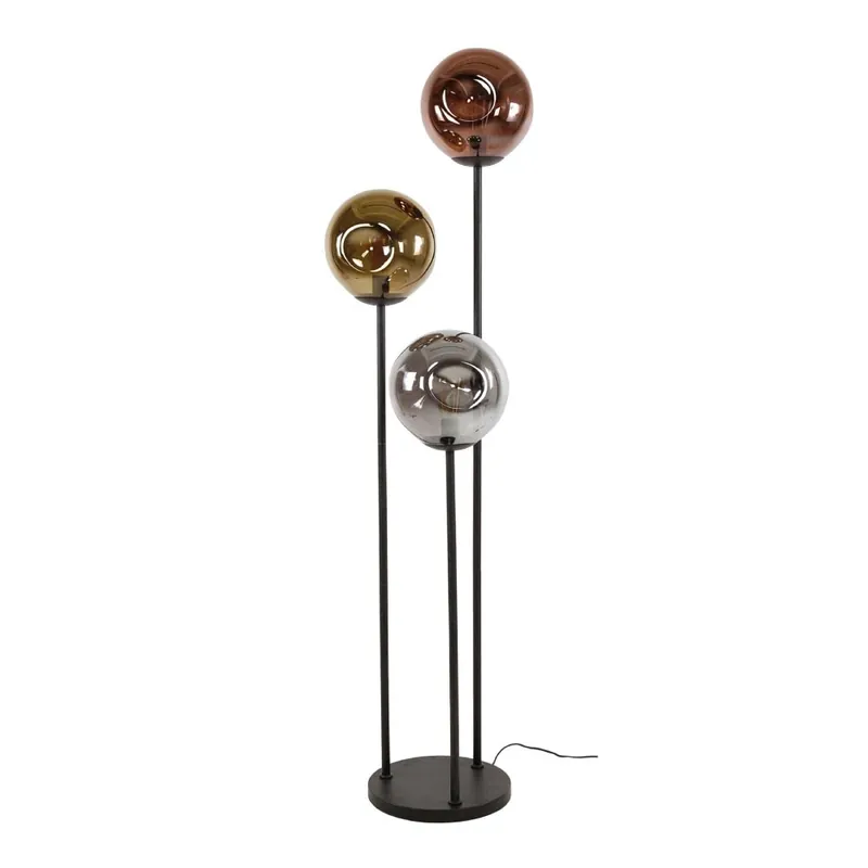 HELDR! Vloerlamp Zara 3L Ø25cm - Multicolor Uitverkoop