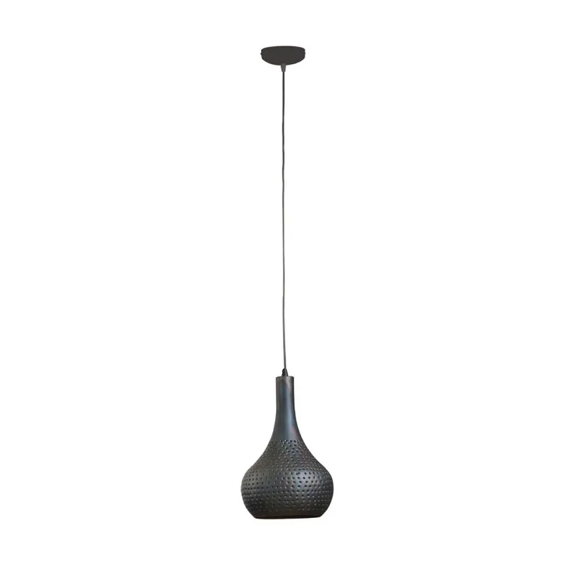 Express Levering HELDR! Hanglamp Viano - Zwart/Bruin