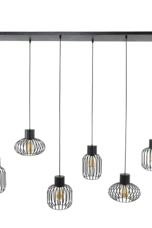 Beperkt Aanbod HELDR! Hanglamp Nuvo 6L - Charcoal
