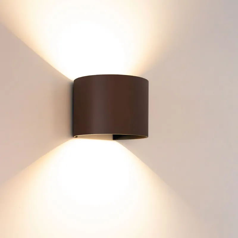 Weekendaanbieding HELDR! Wandlamp Mason - Roestbruin
